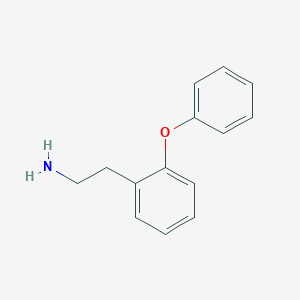 molecular formula C14H15NO B040543 2-Phenoxyphenethylamine CAS No. 118468-16-9