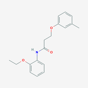 N-(2-ethoxyphenyl)-3-(3-methylphenoxy)propanamide