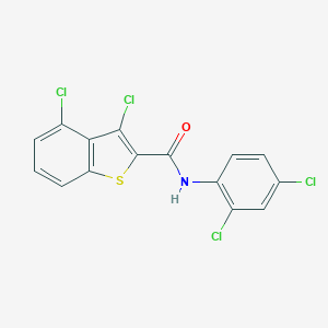 3,4-dichloro-N-(2,4-dichlorophenyl)-1-benzothiophene-2-carboxamide