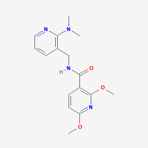 N-{[2-(dimethylamino)-3-pyridinyl]methyl}-2,6-dimethoxynicotinamide