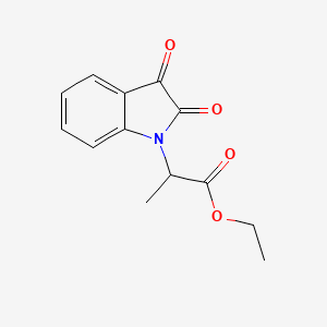 Ethyl 2-(2,3-dioxoindol-1-yl)propanoate