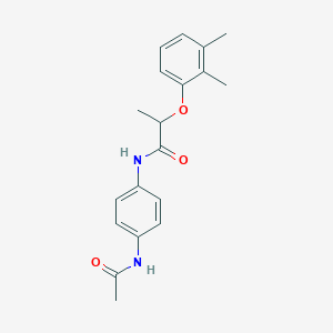 N-[4-(acetylamino)phenyl]-2-(2,3-dimethylphenoxy)propanamide