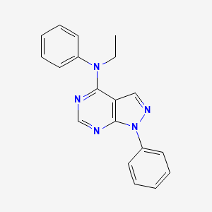 N-ethyl-N,1-diphenyl-1H-pyrazolo[3,4-d]pyrimidin-4-amine