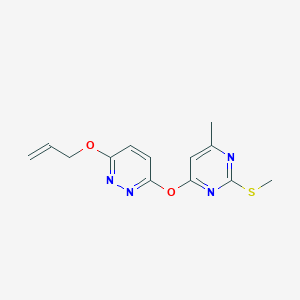 3-(allyloxy)-6-{[6-methyl-2-(methylthio)-4-pyrimidinyl]oxy}pyridazine