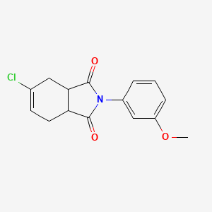 5-chloro-2-(3-methoxyphenyl)-3a,4,7,7a-tetrahydro-1H-isoindole-1,3(2H)-dione