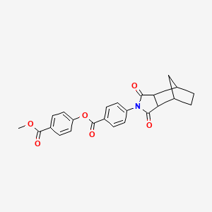 4-(methoxycarbonyl)phenyl 4-(1,3-dioxooctahydro-2H-4,7-methanoisoindol-2-yl)benzoate