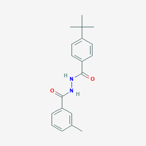 molecular formula C19H22N2O2 B405458 n'-(4-Tert-butylbenzoyl)-3-methylbenzohydrazide CAS No. 301225-84-3