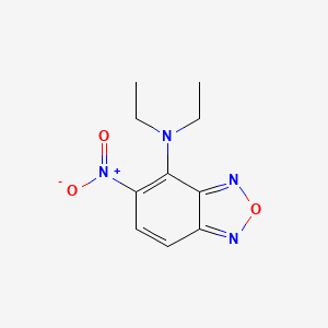 molecular formula C10H12N4O3 B4054658 N,N-二乙基-5-硝基-2,1,3-苯并恶二唑-4-胺 