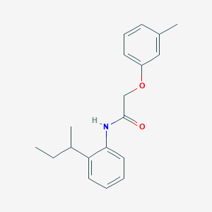 N-[2-(butan-2-yl)phenyl]-2-(3-methylphenoxy)acetamide