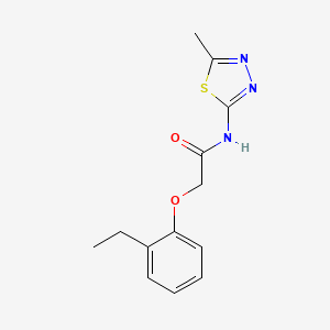 2-(2-ethylphenoxy)-N-(5-methyl-1,3,4-thiadiazol-2-yl)acetamide