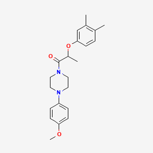 1-[2-(3,4-dimethylphenoxy)propanoyl]-4-(4-methoxyphenyl)piperazine