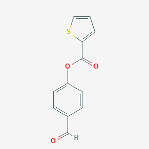 molecular formula C12H8O3S B405494 4-Formylphenyl thiophene-2-carboxylate CAS No. 331948-76-6