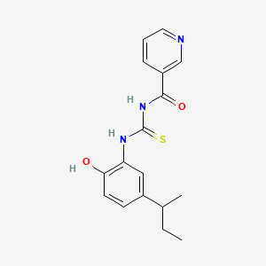 N-{[(5-sec-butyl-2-hydroxyphenyl)amino]carbonothioyl}nicotinamide