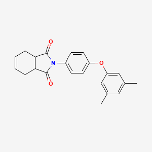 2-[4-(3,5-dimethylphenoxy)phenyl]-3a,4,7,7a-tetrahydro-1H-isoindole-1,3(2H)-dione