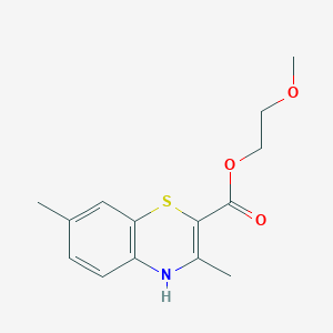 2-methoxyethyl 3,7-dimethyl-4H-1,4-benzothiazine-2-carboxylate