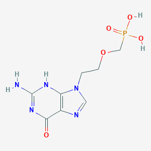 molecular formula C8H12N5O5P B040550 9-((2-Phosphonylmethoxy)ethyl)guanine CAS No. 114088-58-3