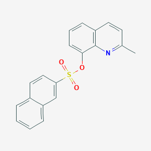 molecular formula C20H15NO3S B405505 2-甲基喹啉-8-基萘-2-磺酸盐 CAS No. 438478-98-9