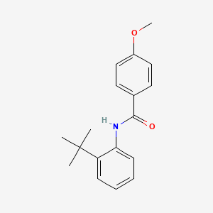 molecular formula C18H21NO2 B4055053 N-(2-tert-butylphenyl)-4-methoxybenzamide 