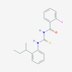 N-{[2-(butan-2-yl)phenyl]carbamothioyl}-2-iodobenzamide