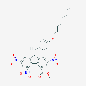methyl 2,5,7-trisnitro-9-[4-(octyloxy)benzylidene]-9H-fluorene-4-carboxylate