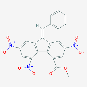 methyl 9-benzylidene-2,5,7-trisnitro-9H-fluorene-4-carboxylate