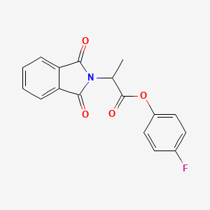 4-fluorophenyl 2-(1,3-dioxo-1,3-dihydro-2H-isoindol-2-yl)propanoate