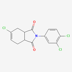 5-Chloro-2-(3,4-dichlorophenyl)-3a,4,7,7a-tetrahydroisoindole-1,3-dione