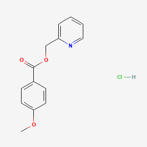 Pyridin-2-ylmethyl 4-methoxybenzoate;hydrochloride