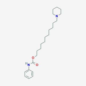 molecular formula C23H38N2O2 B405531 11-Piperidin-1-ylundecyl phenylcarbamate 