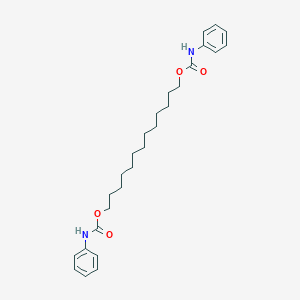 13-[(Anilinocarbonyl)oxy]tridecyl phenylcarbamate