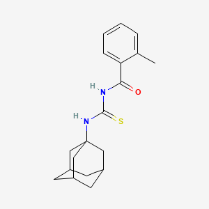 N-[(1-adamantylamino)carbonothioyl]-2-methylbenzamide