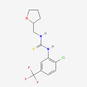 N-[2-chloro-5-(trifluoromethyl)phenyl]-N'-(tetrahydro-2-furanylmethyl)thiourea