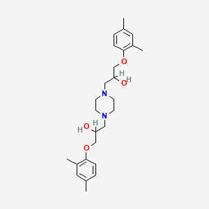 1,1'-(1,4-piperazinediyl)bis[3-(2,4-dimethylphenoxy)-2-propanol]