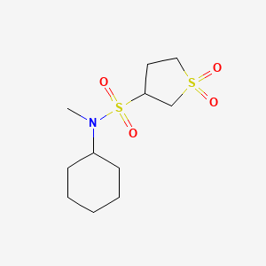 N-CYCLOHEXYL-N-METHYL-11-DIOXO-1LAMBDA6-THIOLANE-3-SULFONAMIDE