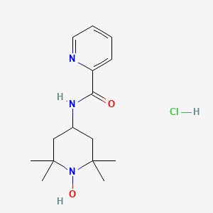 molecular formula C15H24ClN3O2 B4055536 N-(1-hydroxy-2,2,6,6-tetramethyl-4-piperidinyl)-2-pyridinecarboxamide hydrochloride 