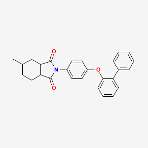 2-[4-(biphenyl-2-yloxy)phenyl]-5-methylhexahydro-1H-isoindole-1,3(2H)-dione