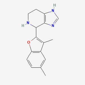 molecular formula C16H17N3O B4055643 4-(3,5-dimethyl-1-benzofuran-2-yl)-4,5,6,7-tetrahydro-1H-imidazo[4,5-c]pyridine 