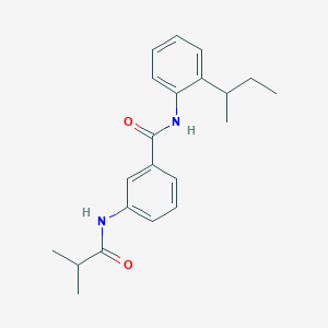 molecular formula C21H26N2O2 B4055674 N-(2-sec-butylphenyl)-3-(isobutyrylamino)benzamide 