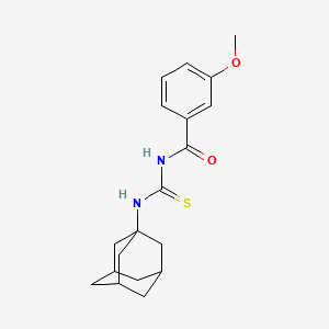 N-[(1-adamantylamino)carbonothioyl]-3-methoxybenzamide