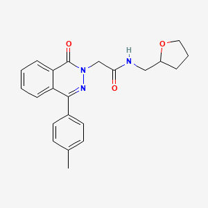 2-[4-(4-methylphenyl)-1-oxo-2(1H)-phthalazinyl]-N-(tetrahydro-2-furanylmethyl)acetamide