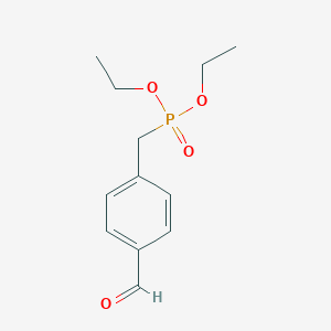 molecular formula C12H17O4P B040558 4-(Diethoxyphosphorylmethyl)benzaldehyde CAS No. 125185-25-3