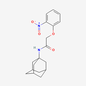 molecular formula C18H22N2O4 B4055919 N-1-adamantyl-2-(2-nitrophenoxy)acetamide 