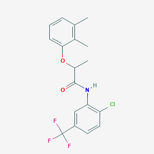 N-[2-chloro-5-(trifluoromethyl)phenyl]-2-(2,3-dimethylphenoxy)propanamide