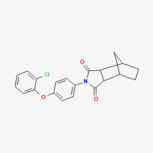 4-[4-(2-chlorophenoxy)phenyl]-4-azatricyclo[5.2.1.0~2,6~]decane-3,5-dione