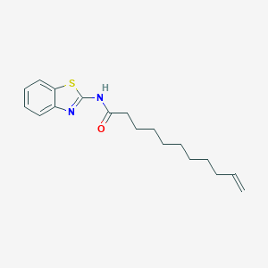 molecular formula C18H24N2OS B405608 N-(1,3-benzothiazol-2-yl)-10-undecenamide 