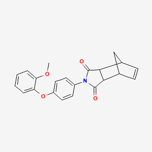 4-[4-(2-methoxyphenoxy)phenyl]-4-azatricyclo[5.2.1.0~2,6~]dec-8-ene-3,5-dione