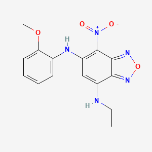 N~4~-ethyl-N~6~-(2-methoxyphenyl)-7-nitro-2,1,3-benzoxadiazole-4,6-diamine