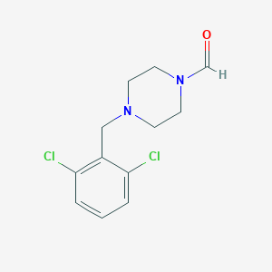 4-(2,6-Dichlorobenzyl)piperazine-1-carbaldehyde
