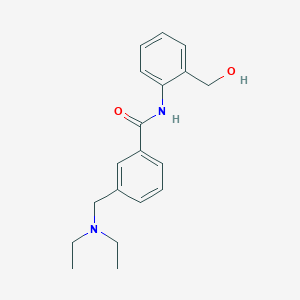 3-[(diethylamino)methyl]-N-[2-(hydroxymethyl)phenyl]benzamide