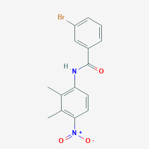 3-bromo-N-(2,3-dimethyl-4-nitrophenyl)benzamide